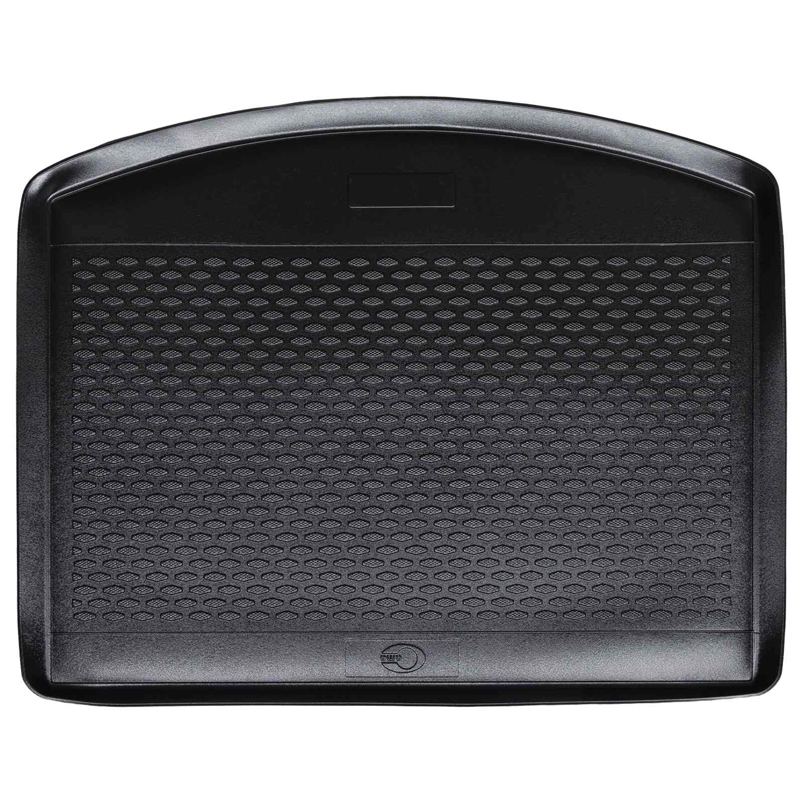 vidaXL Kofferraummatte Schwarz Gummi