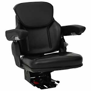 vidaXL Traktoriseat, millel on rippumine Must 60 x 58 x 72 cm