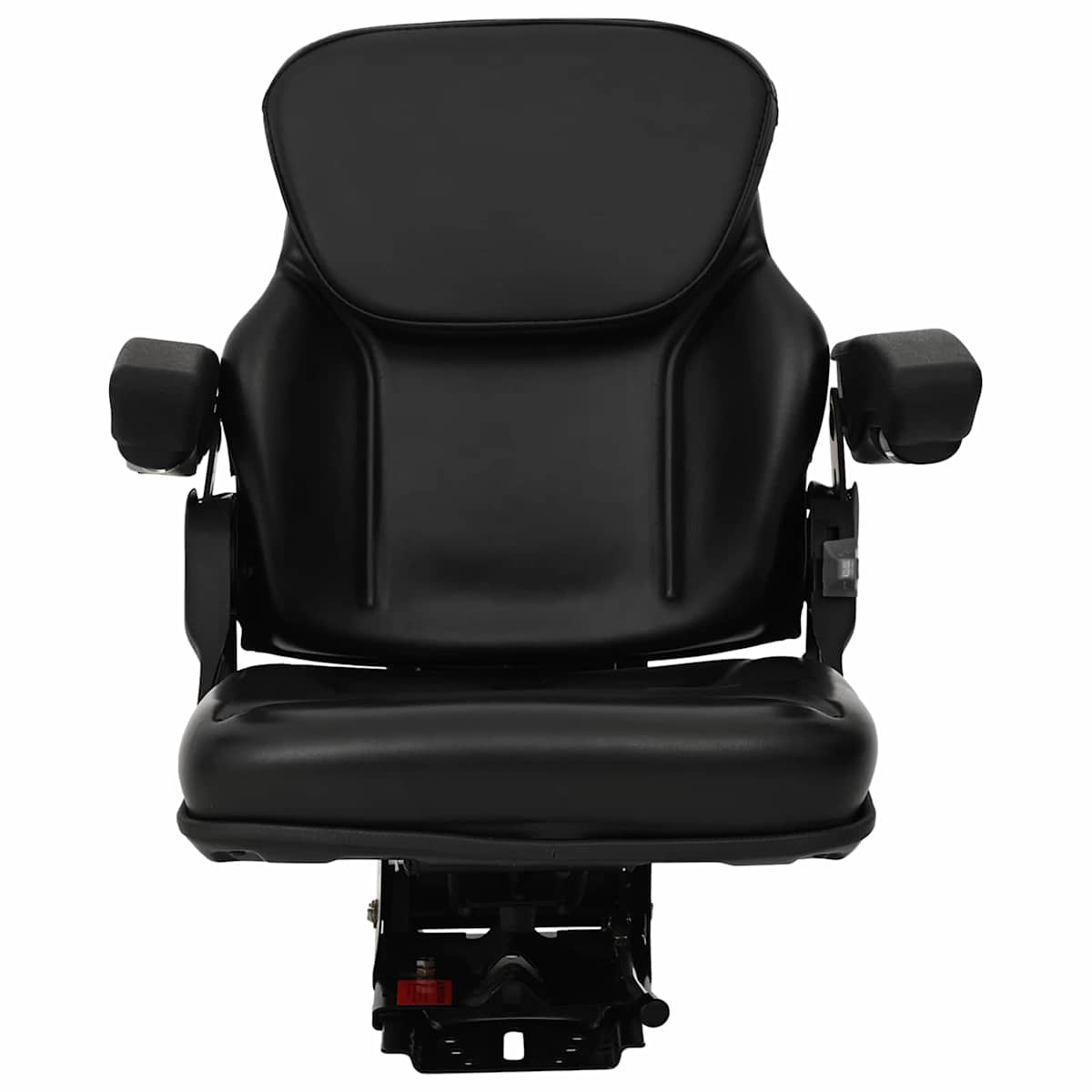 Traktor sæde med affjedring Sort 60 x 58 x 72 cm Stål og PVC - Billede 4