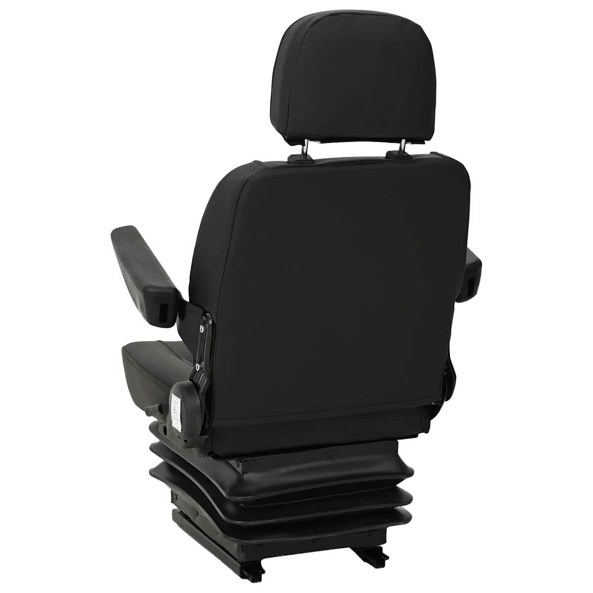 Traktor sæde med affjedring Sort 56 x 57 x 87 cm Stål og PVC - Billede 6