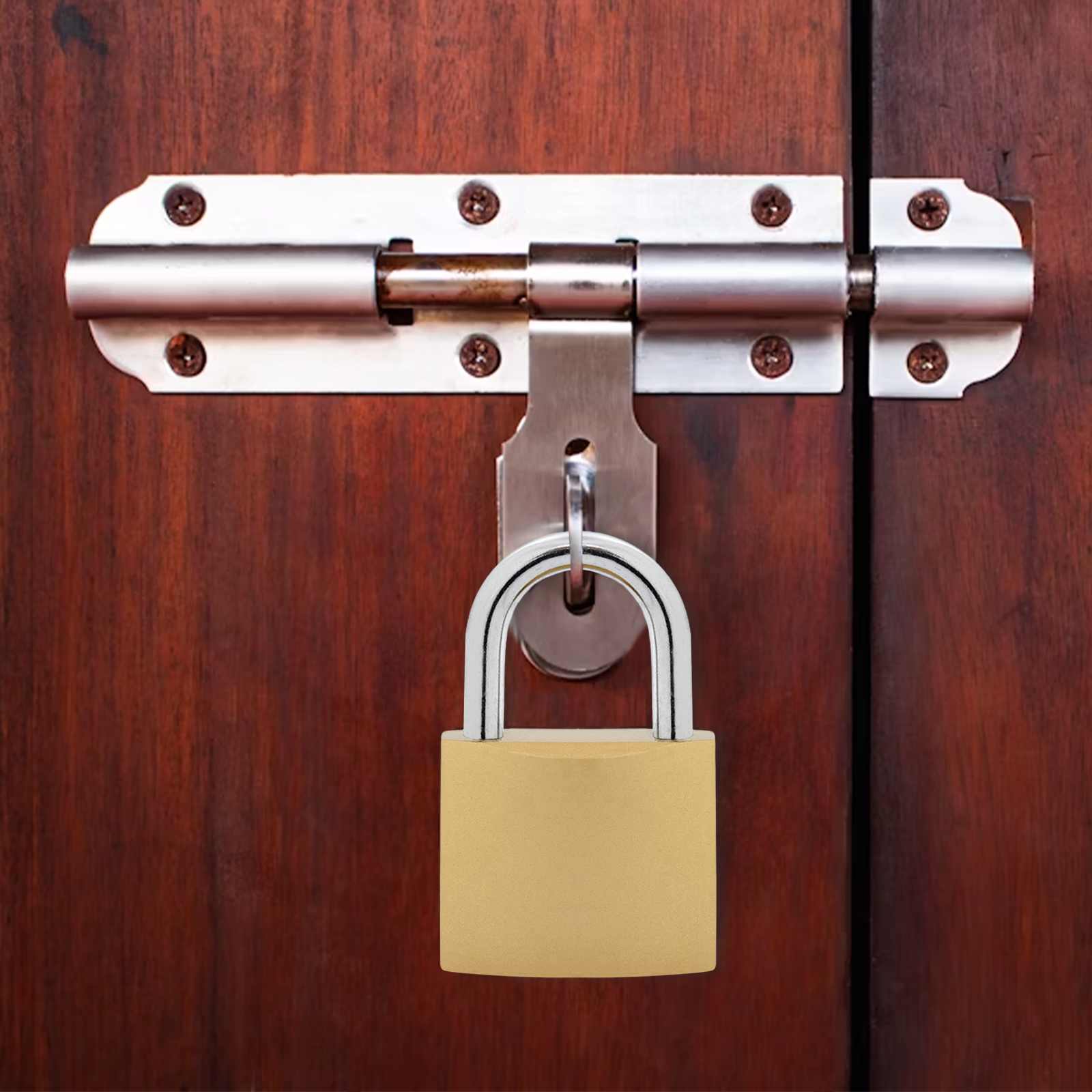 U zaklep s ključi 12 pcs Medenina elezo - slika 3