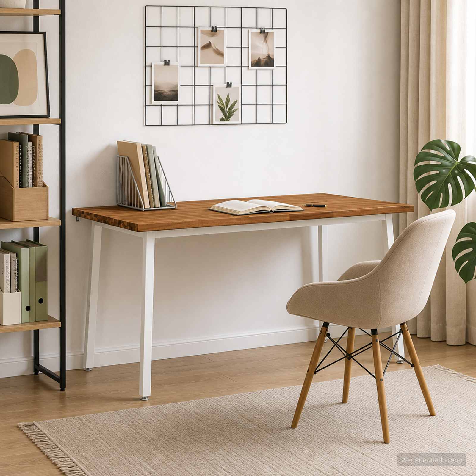 Live Edge Eettafel 160 x 90 x 75 cm Massief Acaciahout Naturel image 3