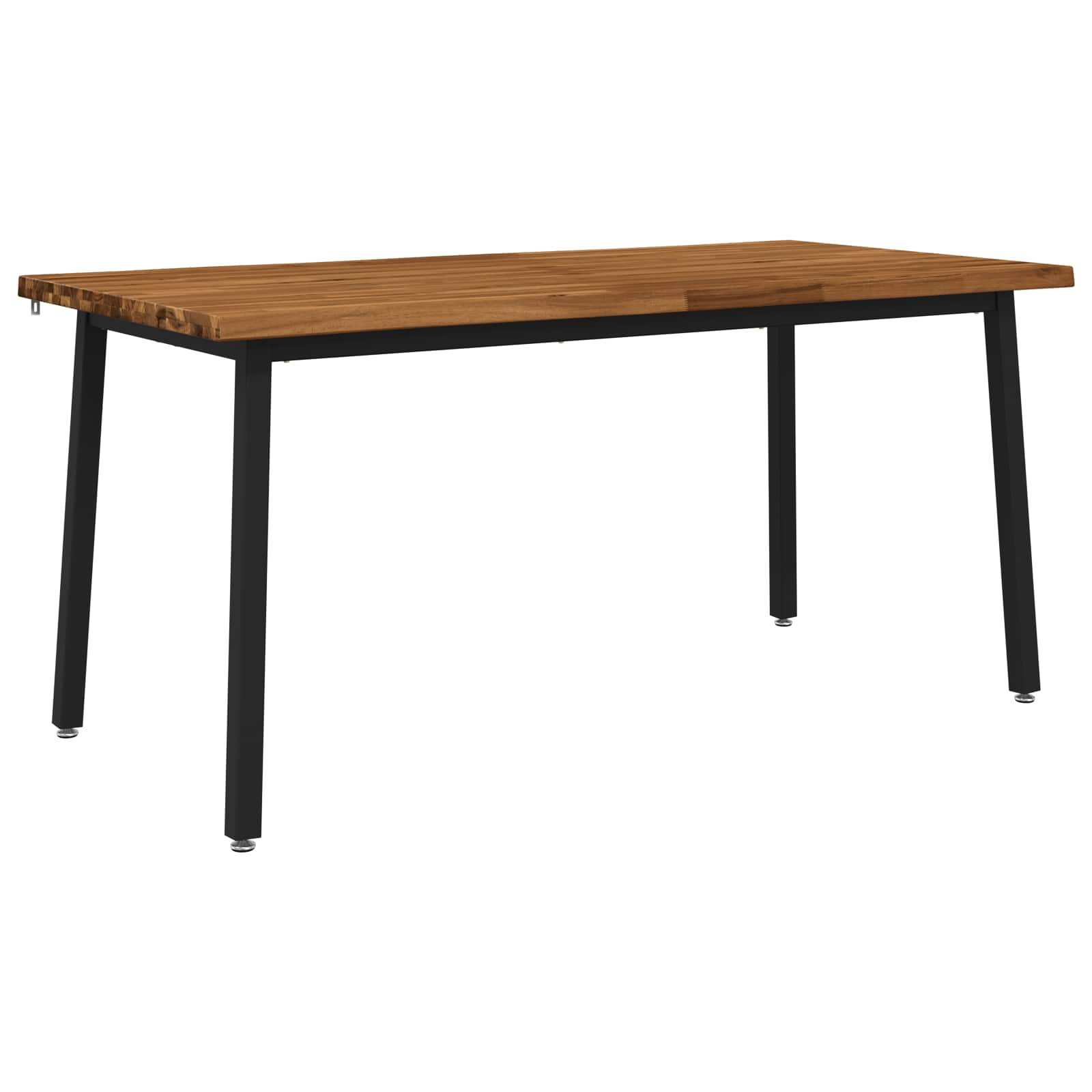 vidaXL Live Edge Matbord 140 x 90 x 75 cm Massivt Akaciaträ Naturlig