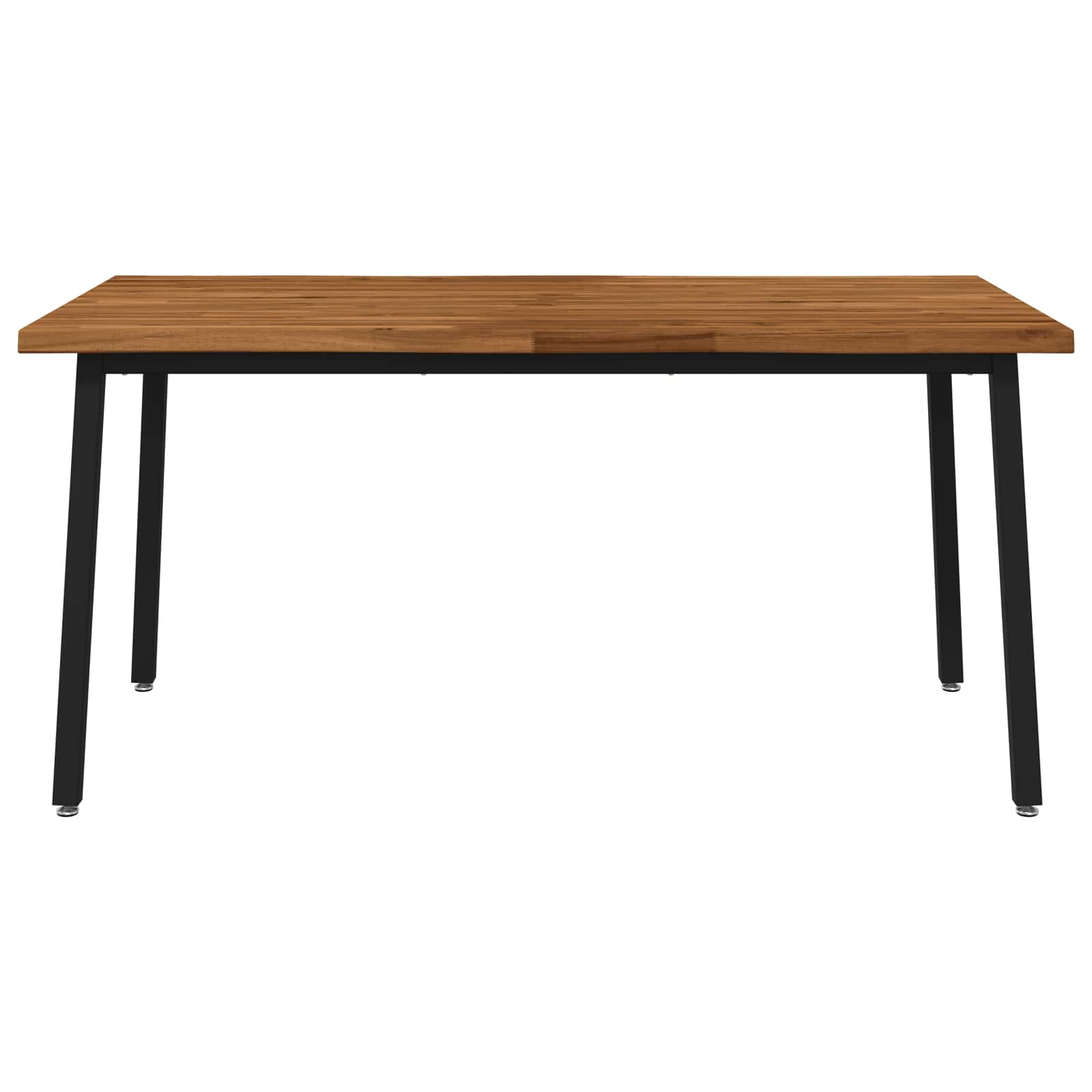Live Edge Eettafel 140 x 90 x 75 cm Massief Acaciahout Naturel image 2