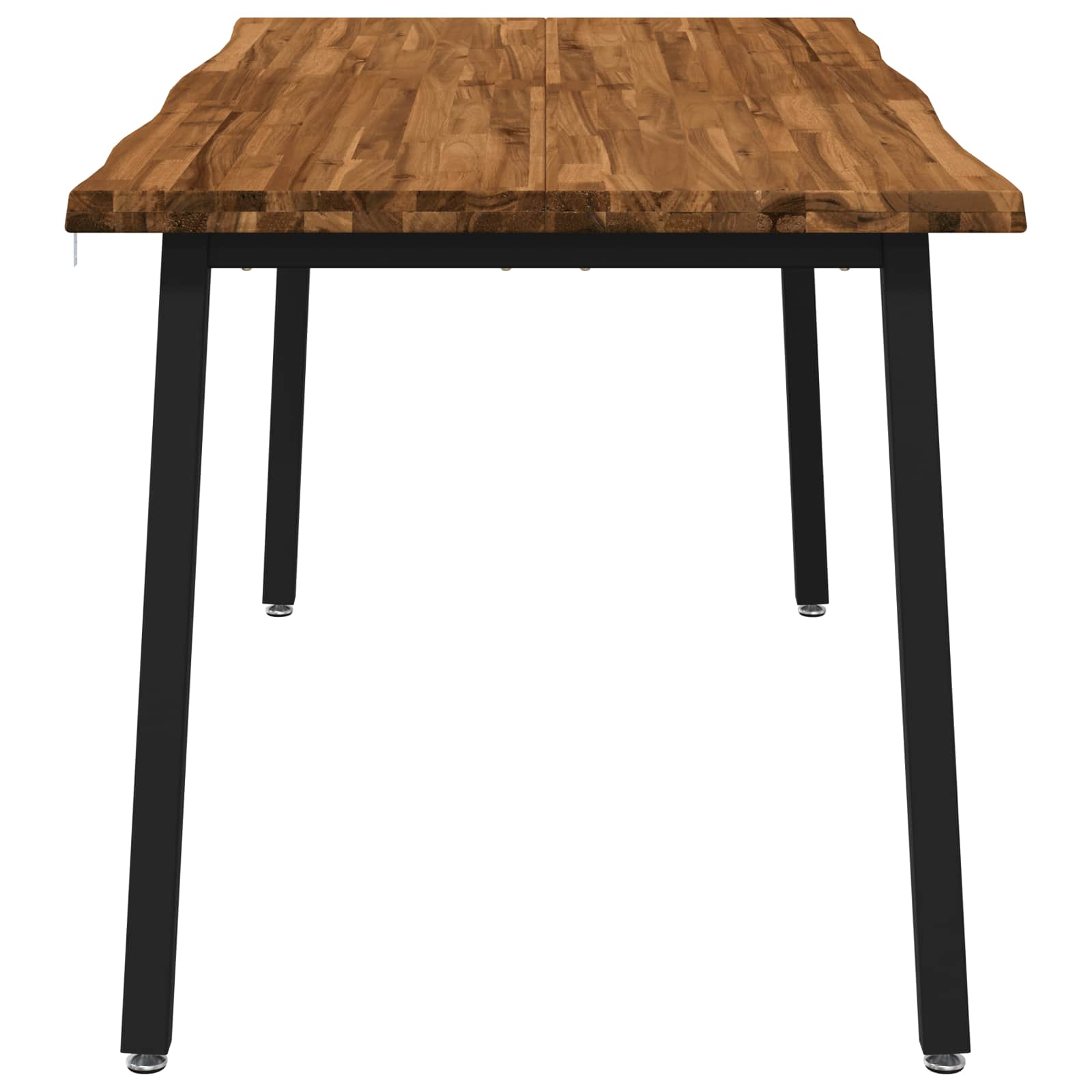 Live Edge Eettafel 140 x 90 x 75 cm Massief Acaciahout Naturel image 3