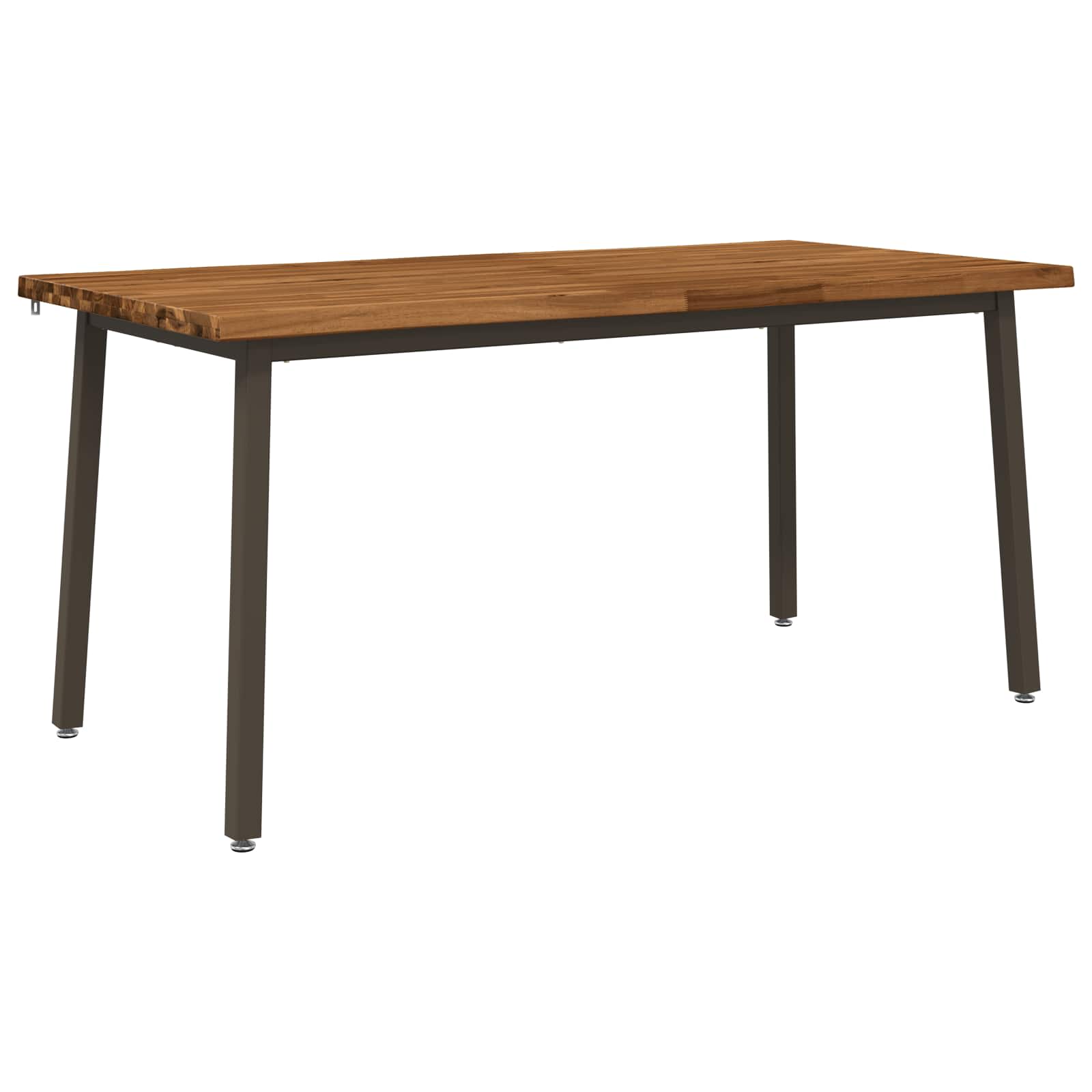 Live Edge Eettafel 140 x 90 x 75 cm Massief Acaciahout Naturel image 1