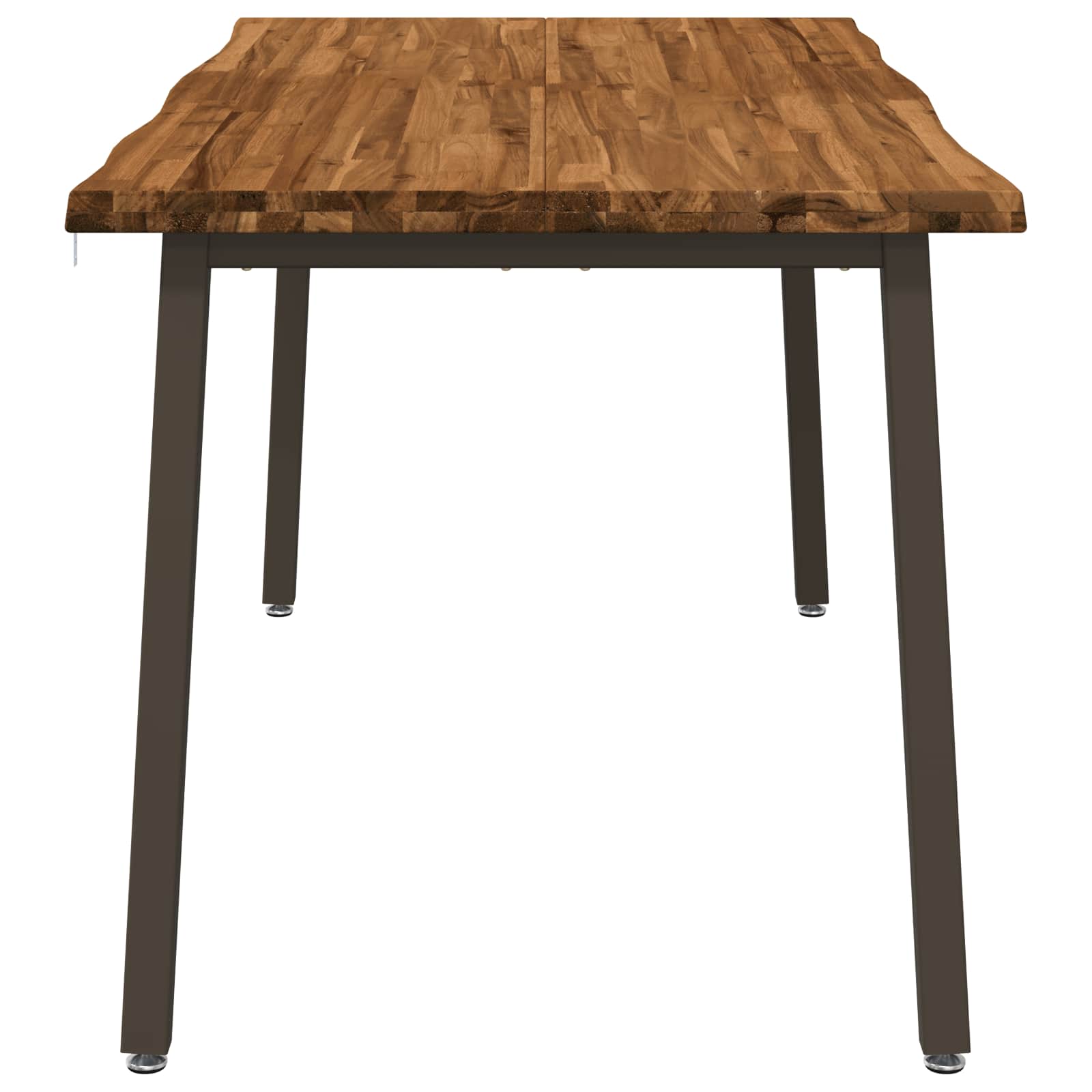 Live Edge Eettafel 140 x 90 x 75 cm Massief Acaciahout Naturel image 3