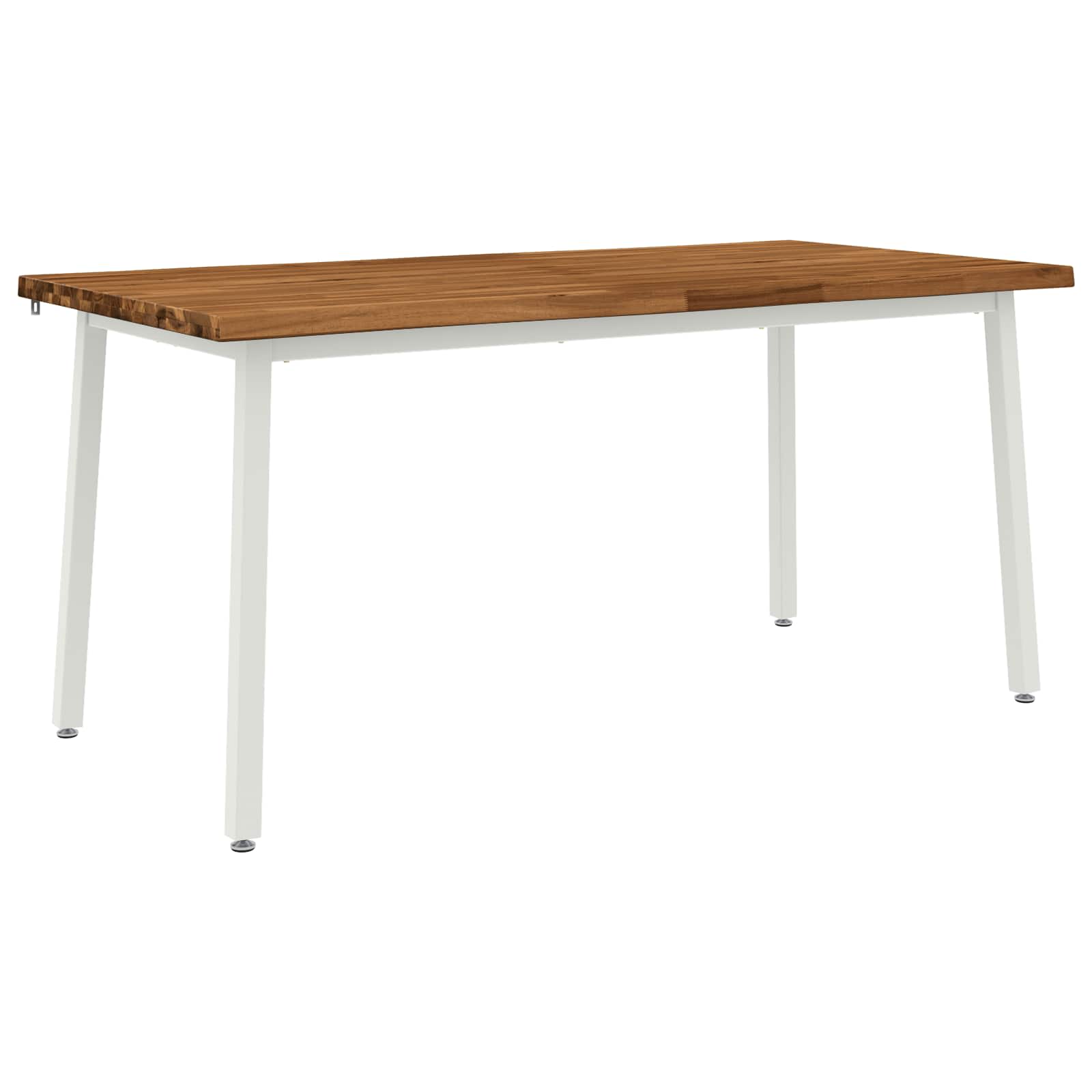 Live Edge Eettafel 140 x 90 x 75 cm Massief Acaciahout Naturel image 1