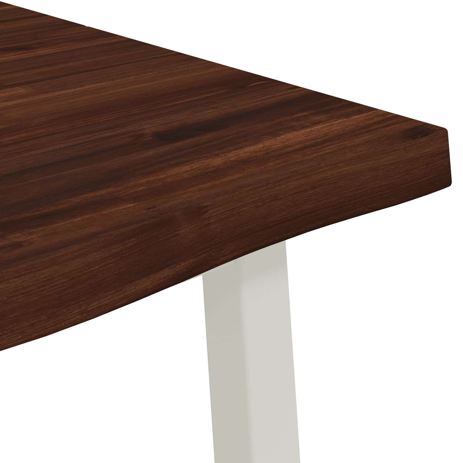 Live Edge Eettafel 160 x 90 x 75 cm Massief Acaciahout image 7