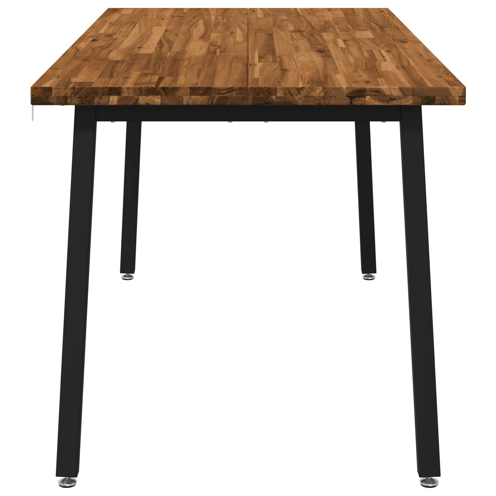Vierkante Eettafel 160 x 70 x 75 cm Massief Acaciahout Naturel image 5