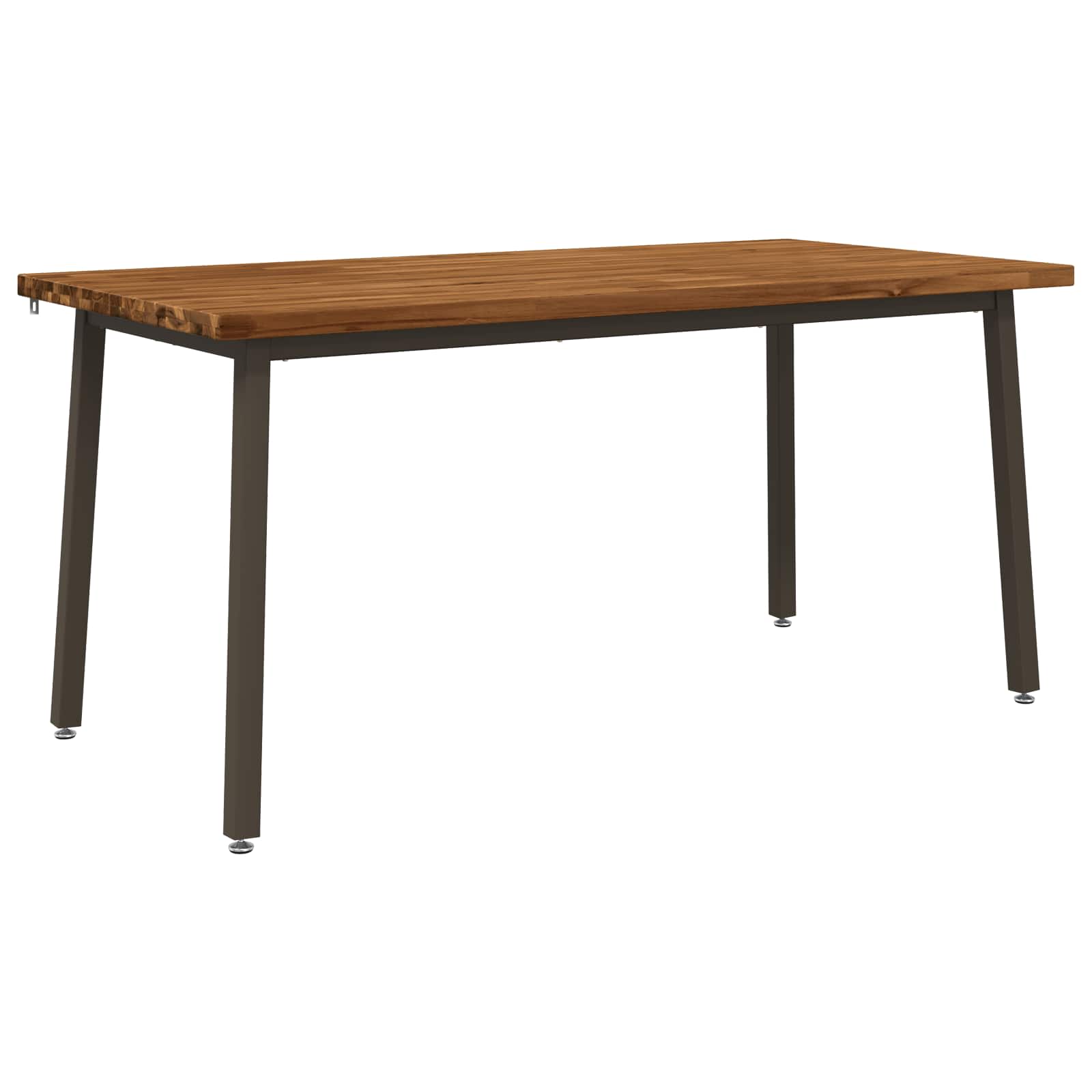 vidaXL Čtvercový jídelní stůl 160 x 70 x 75 cm Masivní akátové dřevo