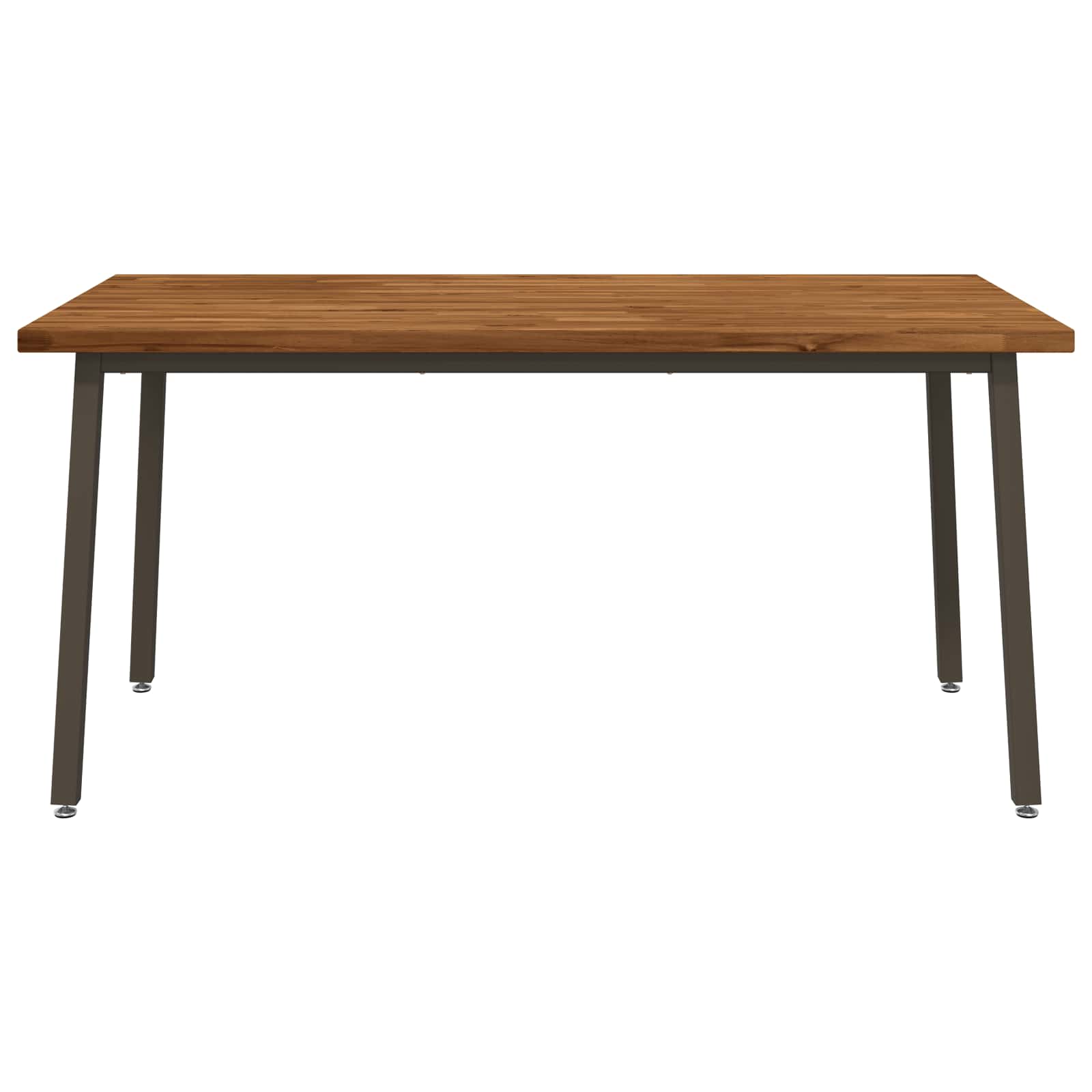 Vierkante Eettafel 160 x 70 x 75 cm Massief Acaciahout Naturel image 4