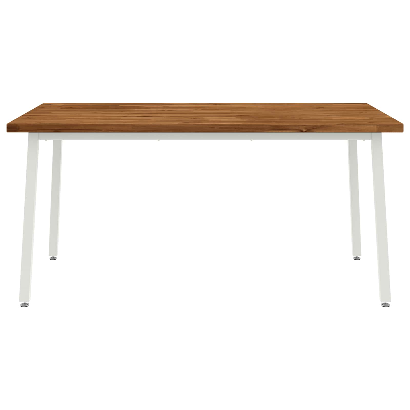 Vierkante Eettafel 160 x 70 x 75 cm Massief Acaciahout Naturel image 4