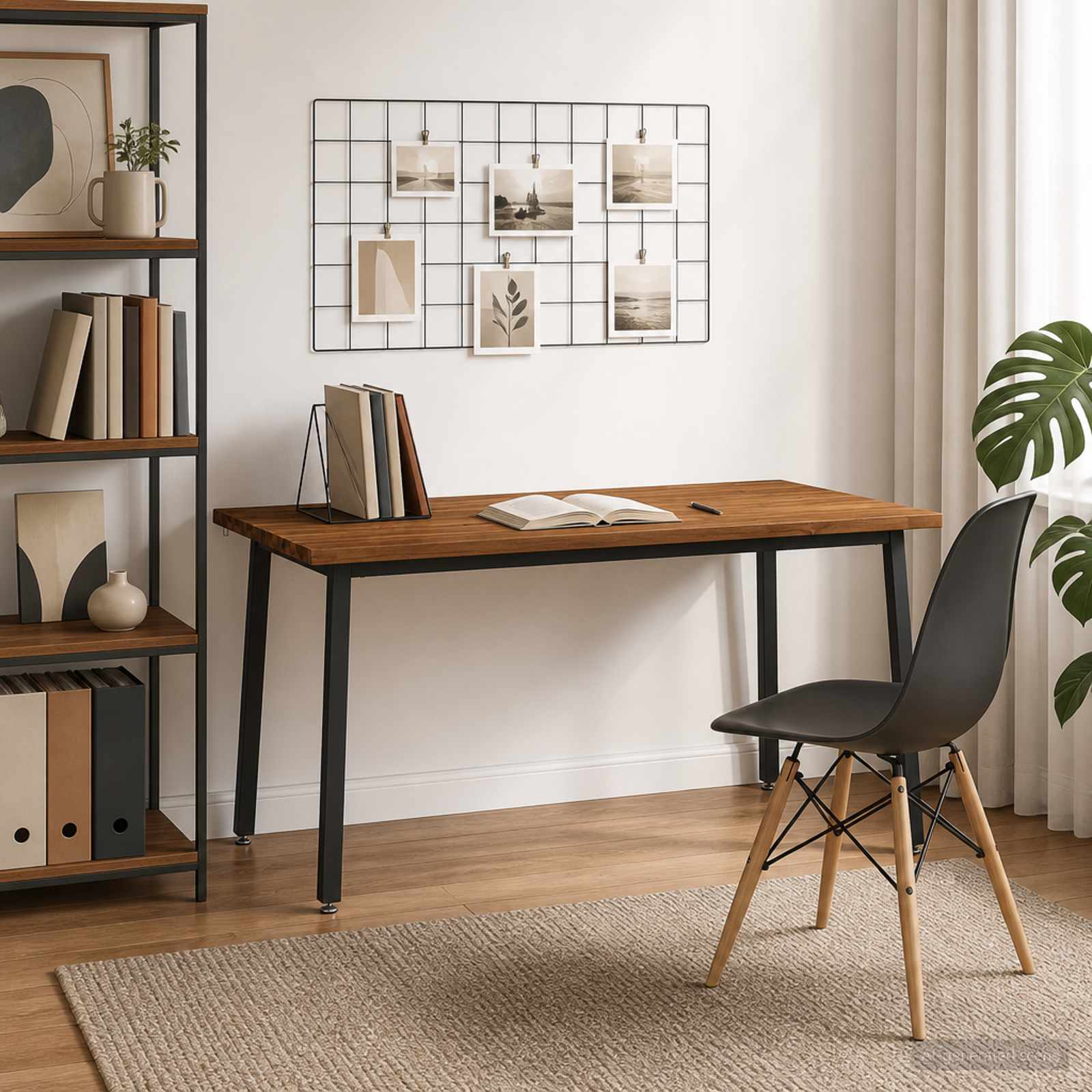 Vierkante Eettafel 160 x 70 x 75 cm Massief Acaciahout Naturel image 1