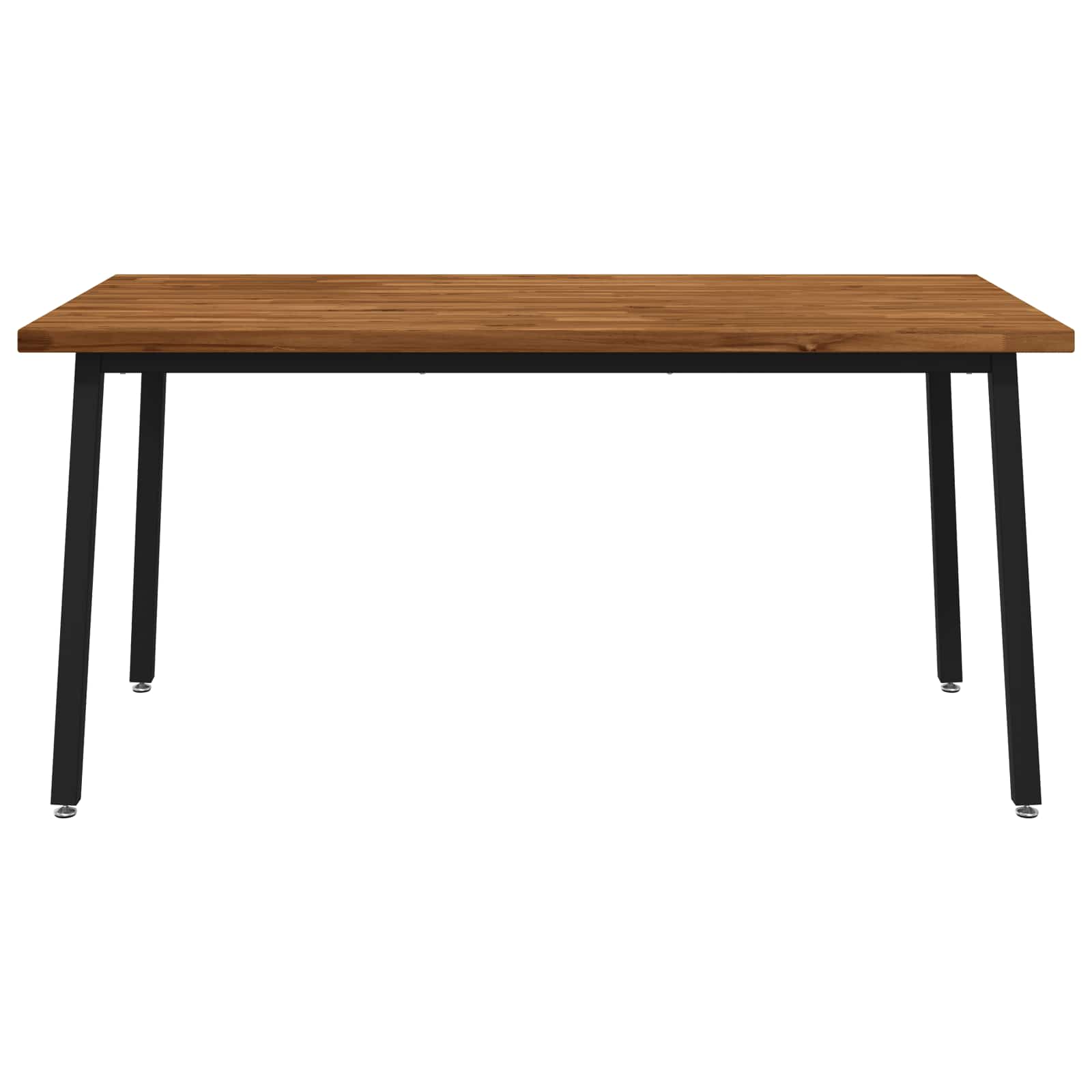 Vierkante Eettafel 160 x 80 x 75 cm Massief Acaciahout Naturel image 4