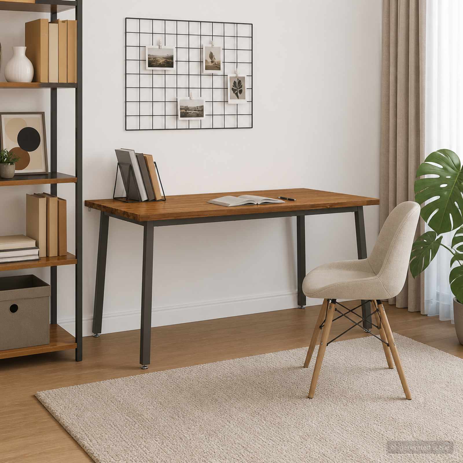 Vierkante Eettafel 160 x 70 x 75 cm Massief Acaciahout Naturel image 3
