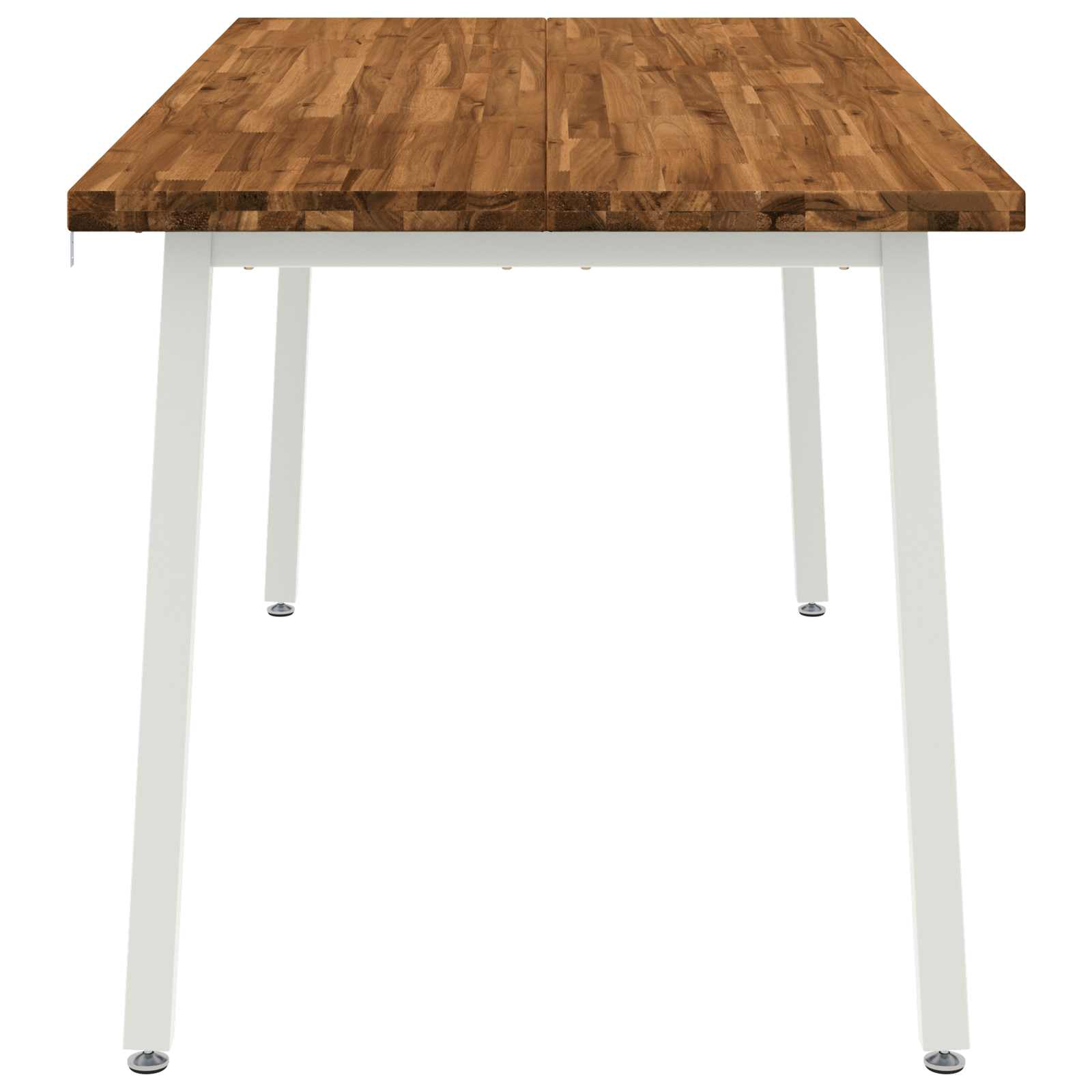 Vierkante Eettafel 160 x 80 x 75 cm Massief Acaciahout Naturel image 5