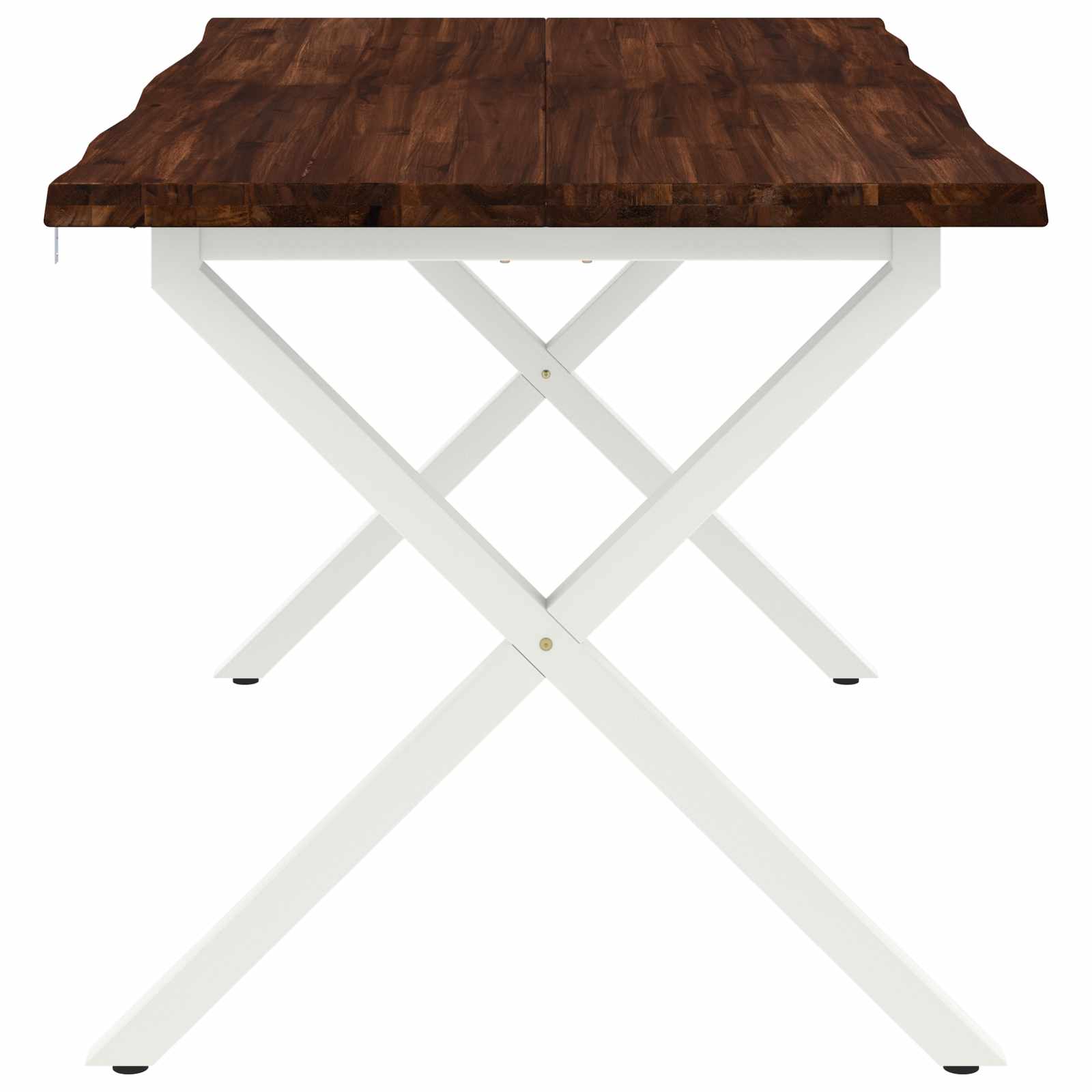 Live Edge Eettafel 160 x 70 x 75 cm Massief Acaciahout