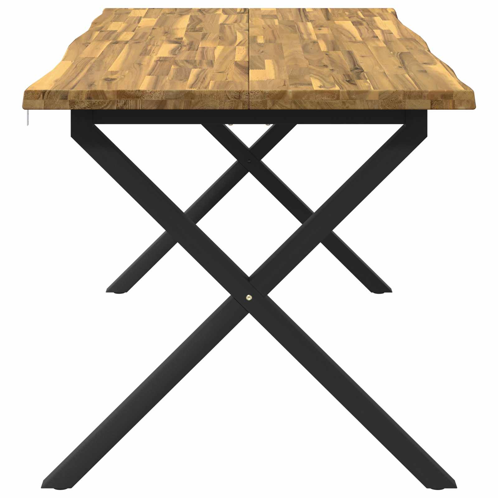 Τραπέζι Φαγητού με Ζωντανό Χείλος 160 x 80 x 75 cm - Image 5