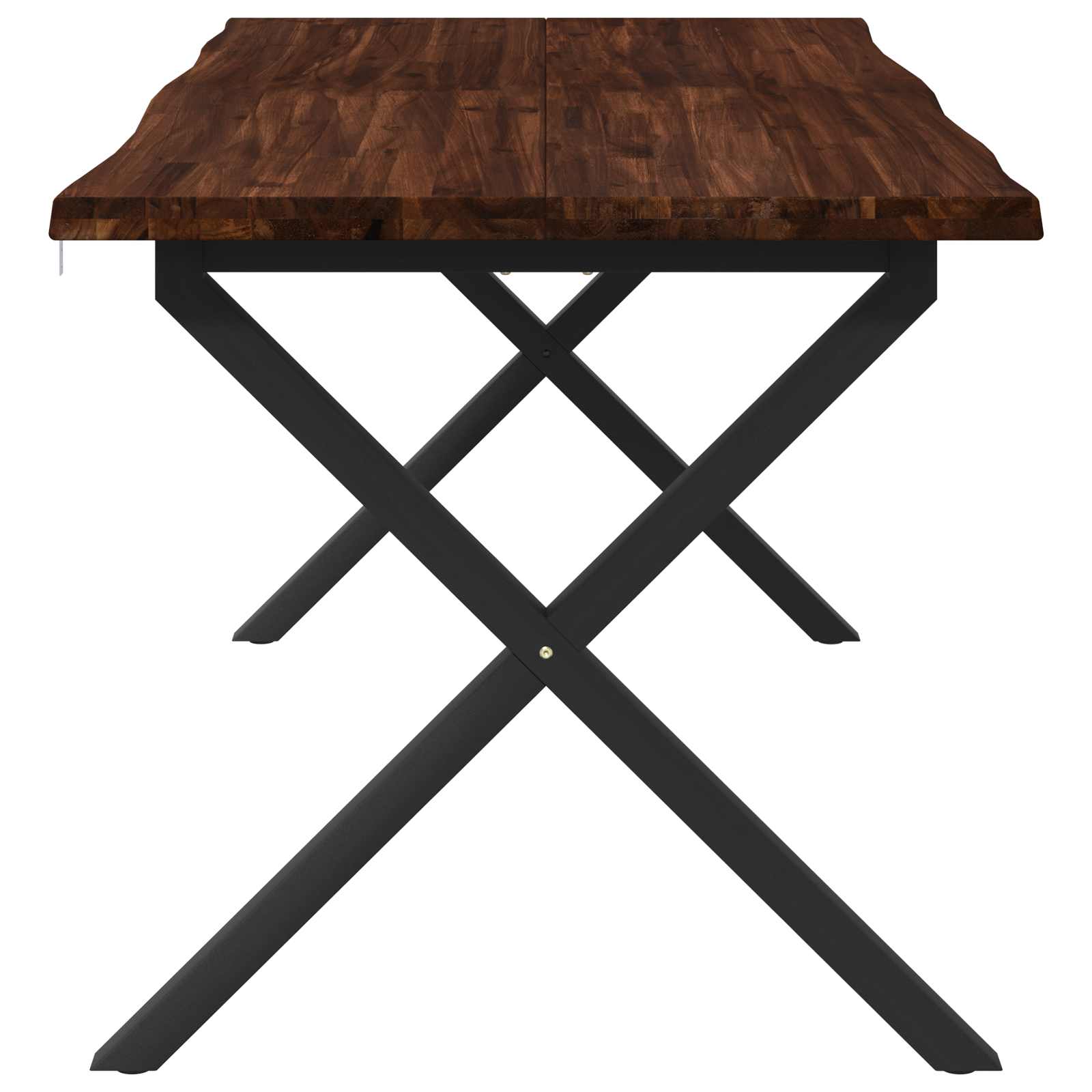 Live Edge Eettafel 120 x 90 x 75 cm Massief Acaciahout