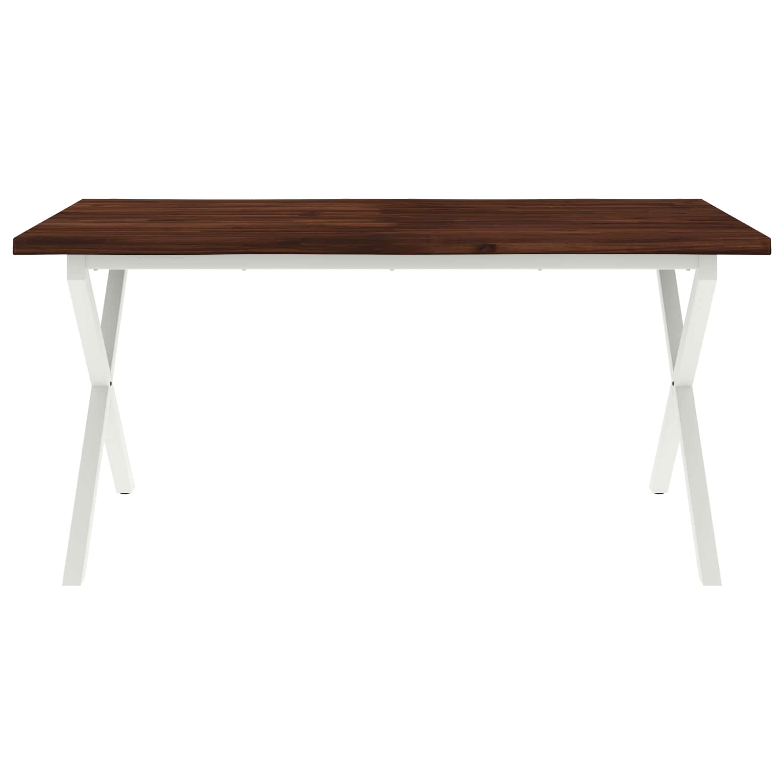Live Edge Eettafel 120 x 90 x 75 cm Massief Acaciahout