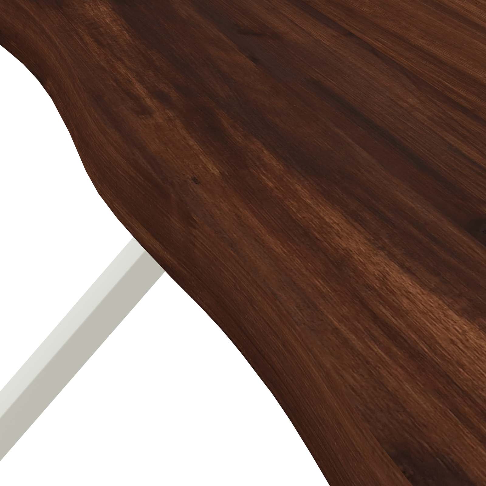Live Edge Eettafel 160 x 90 x 75 cm Massief Acaciahout