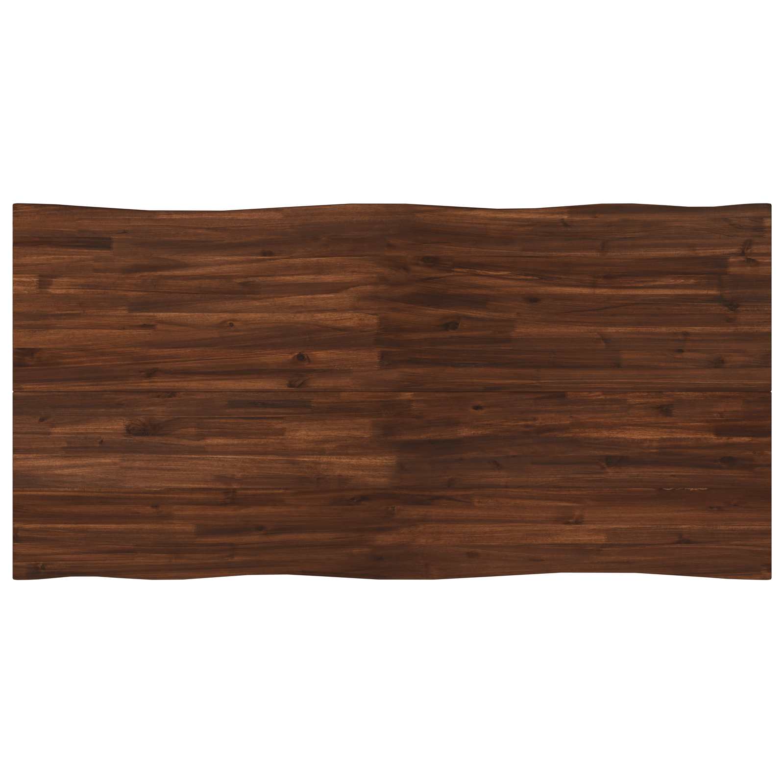 Live Edge Eettafel 160 x 90 x 75 cm Massief Acaciahout