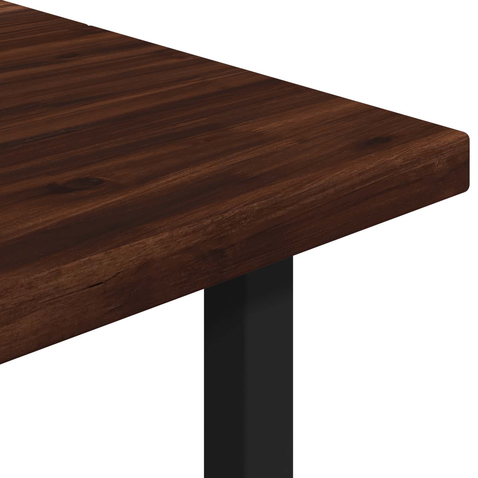 Vierkante Eettafel 160 x 70 x 75 cm Massief Acaciahout image 6