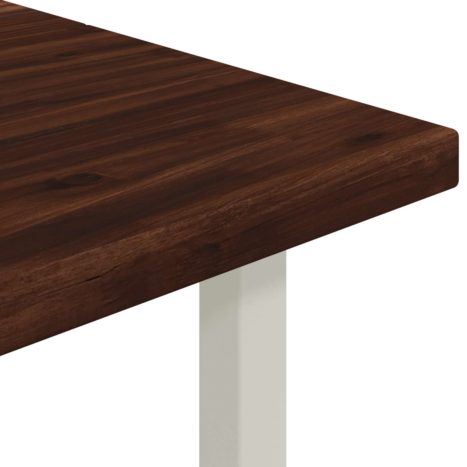 Vierkante Eettafel 160 x 70 x 75 cm Massief Acaciahout image 7