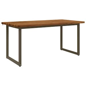 vidaXL Ruudukujuline s&ouml;&ouml;gilaud 160 x 70 x 75 cm Tugev akatsiapuu