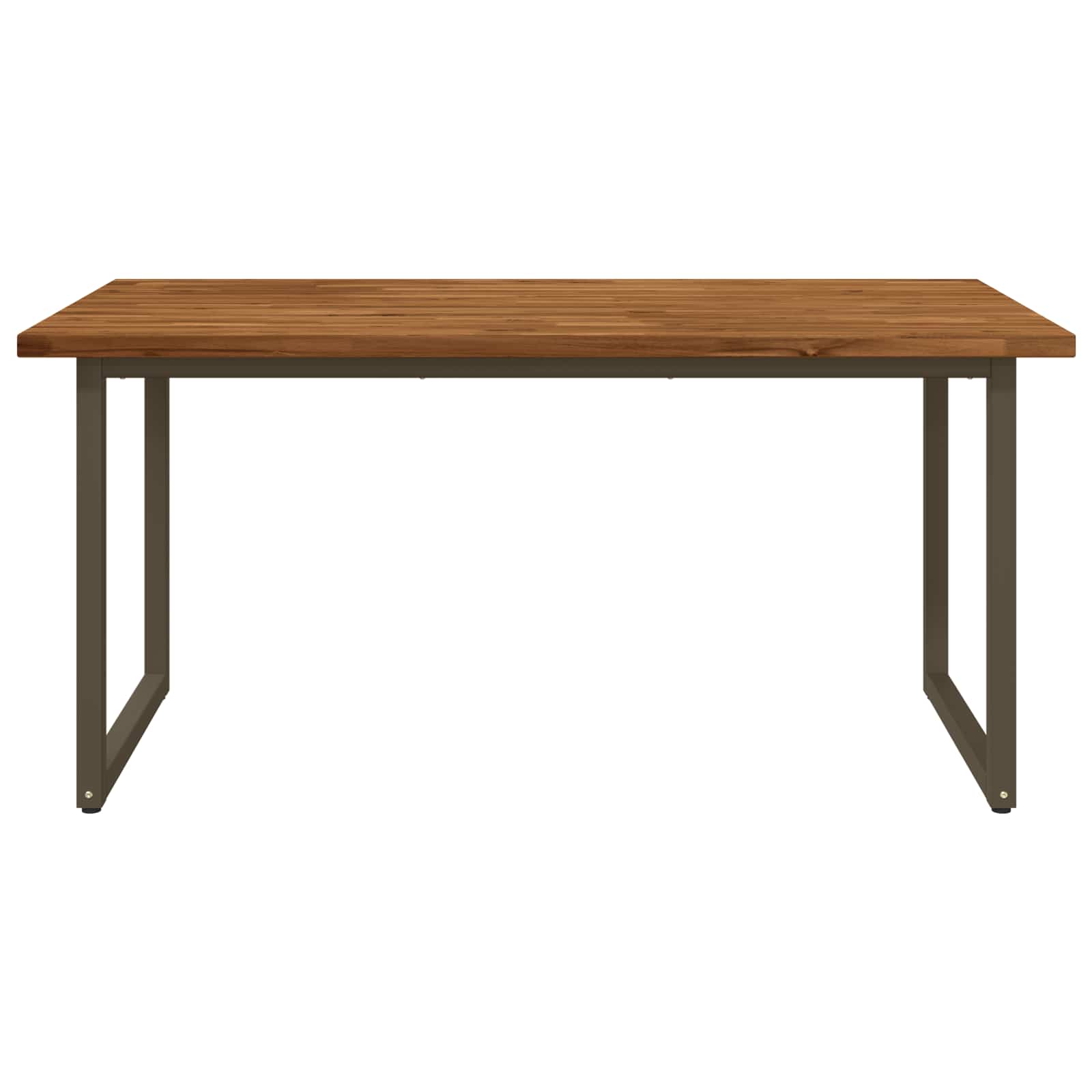 Vierkante Eettafel 160 x 70 x 75 cm Massief Acaciahout Naturel image 4