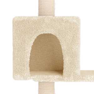 Kočičí strom se škrabacími sloupky sisal Krémová 177,5 cm - obrázek 6