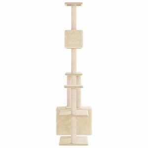 Kočičí strom se škrabacími sloupky sisal Krémová 177,5 cm - obrázek 4