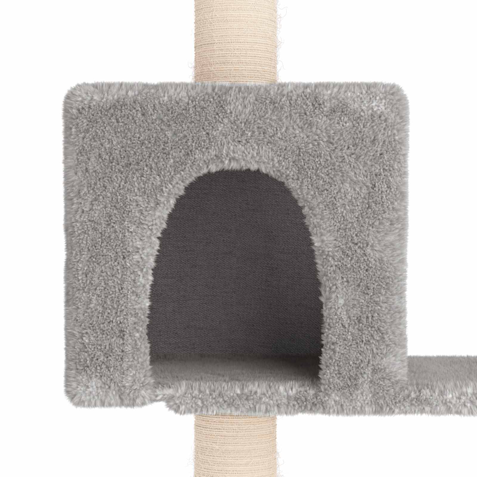 Kattenboom met sisal krabpalen Lichtgrijs 177,5 cm image 6