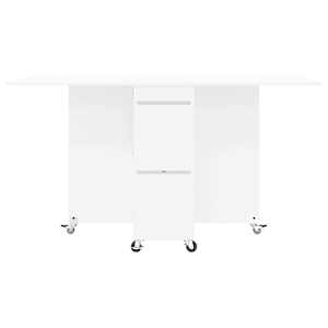 Jídelní stůl 2 pcs 140 x 80 x 77 cm Kompozitní dřevo Bílá - obrázek 6