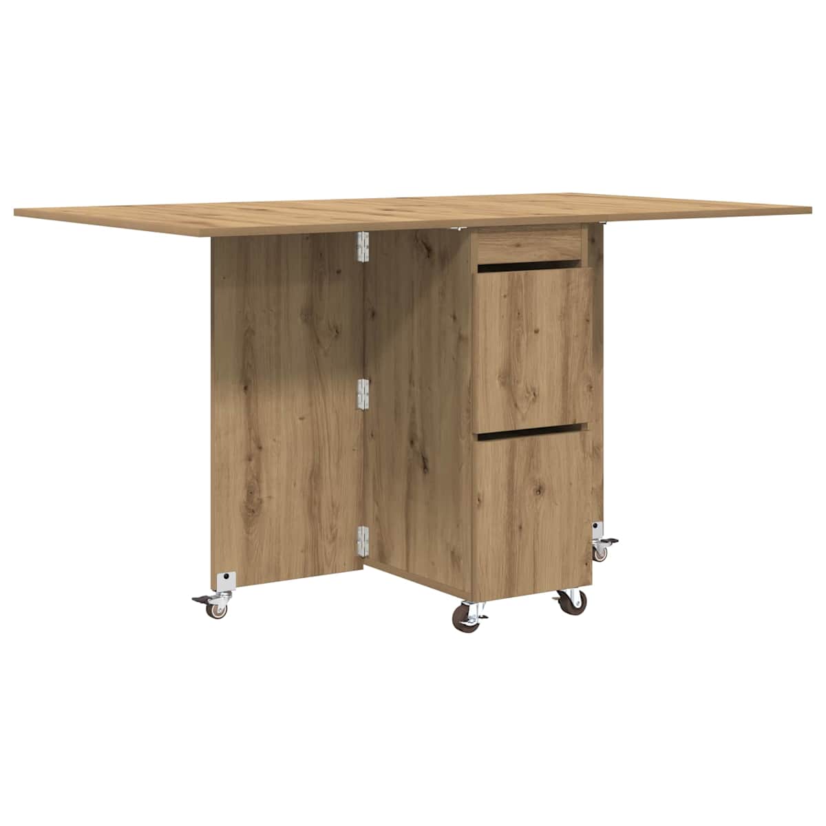 Spisebord 140 x 80 x 77 cm Konstrueret træ - Billede 2