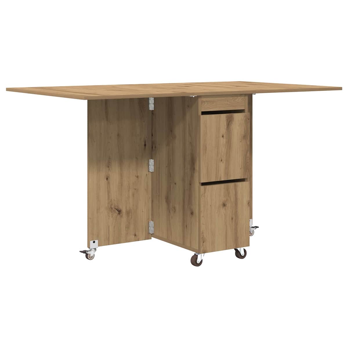 Spisebord 140 x 80 x 77 cm Konstrueret træ - Billede 8