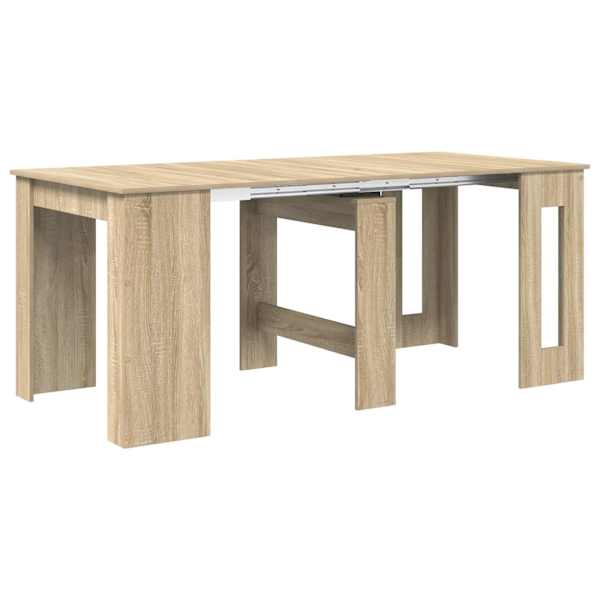 vidaXL S&ouml;&ouml;gilaud 180 x 85 x 75 cm Tehispuit Sonoma tamm Ristk&uuml;lik