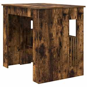 Jídelní stůl 180 x 85 x 75 cm Kompozitní dřevo Kouřový dub - obrázek 5
