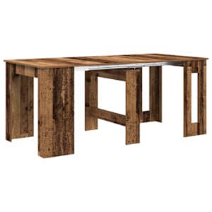 vidaXL S&ouml;&ouml;gilaud 180 x 85 x 75 cm Tehispuit Vana puit Ristk&uuml;lik