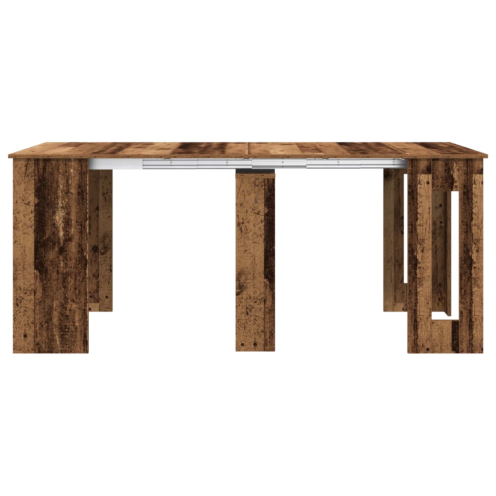 Ruokailupöytä 180 x 85 x 75 cm Tekninen puu Vanha puu - Image 6