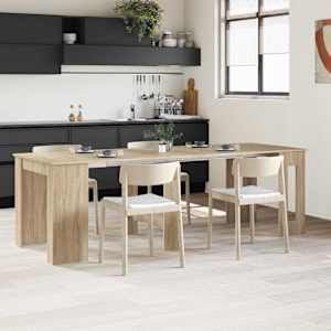 Jedilna miza 240 x 85 x 75 cm Inženirski les Sonoma hrast