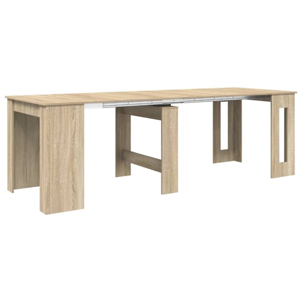 vidaXL S&ouml;&ouml;gilaud 240 x 85 x 75 cm Tehispuit Sonoma tamm Ristk&uuml;lik