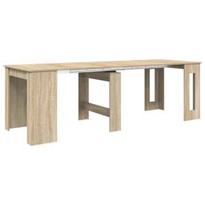 Jídelní stůl 240 x 85 x 75 cm Kompozitní dřevo Dub sonoma - obrázek 2