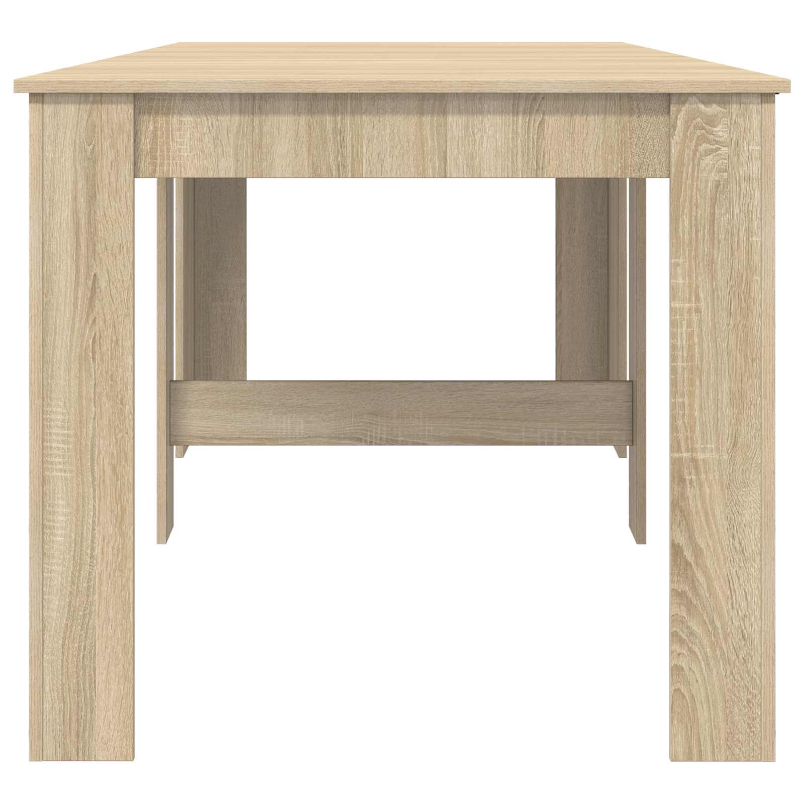 Ruokailupöytä 240 x 85 x 75 cm Tekninen puu Sonoma-tammi - Image 7