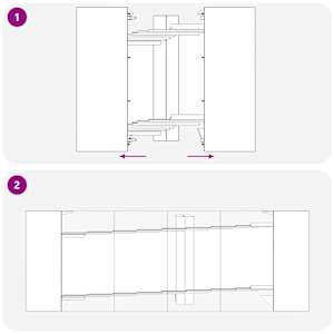 Jídelní stůl 240 x 85 x 75 cm Kompozitní dřevo Staré dřevo - obrázek 10
