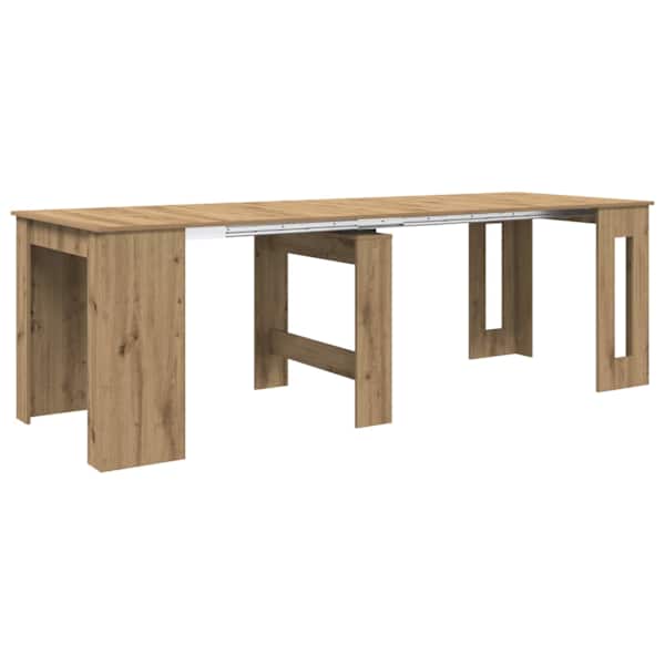 vidaXL S&ouml;&ouml;gilaud 240 x 85 x 75 cm Tehispuit Artisan tamm Ristk&uuml;lik