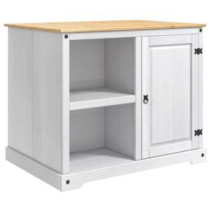 vidaXL K&ouml;&ouml;gisaare komplekt Valge ja Meep&otilde;hi 112 x 77 x 91,5 cm