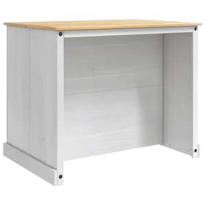Kuchyňský vozík 2 pcs Bílý a medový vosk 112 x 77 x 91,5 cm - obrázek 6