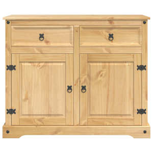 Kuchyňský vozík se dveřmi 2 pcs Medový vosk 112 x 70 x 91,5 cm - obrázek 4